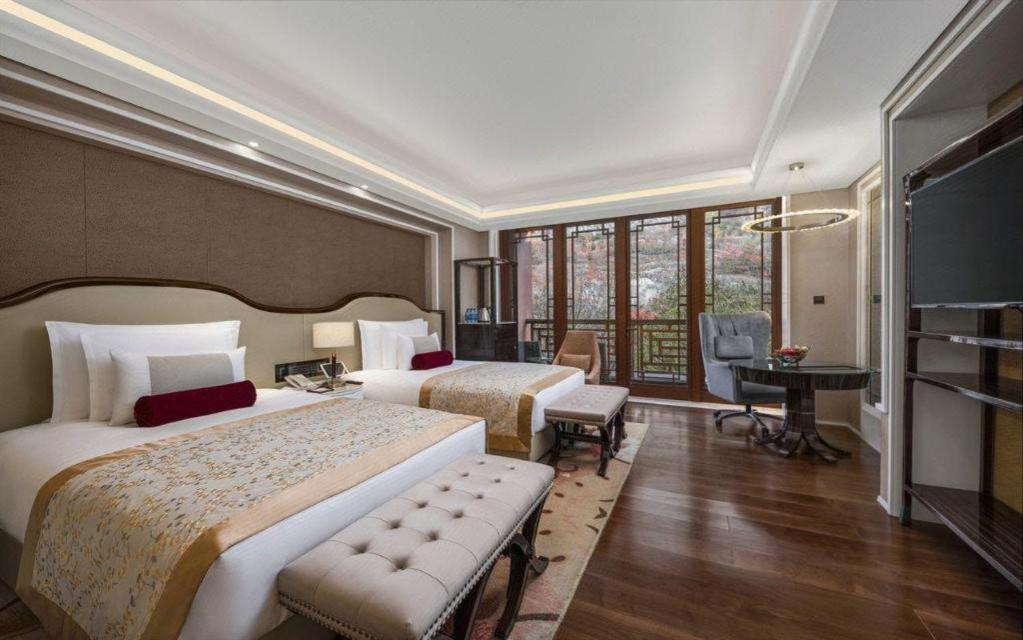 Grand Bay Hotel Beijing Xiaotangzhuang Esterno foto