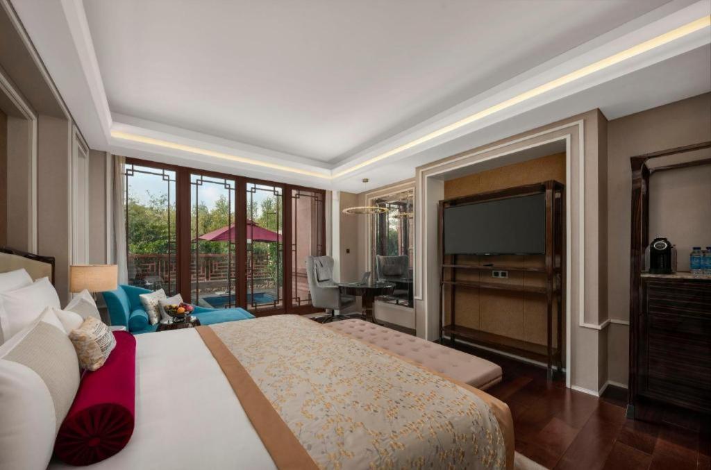Grand Bay Hotel Beijing Xiaotangzhuang Esterno foto